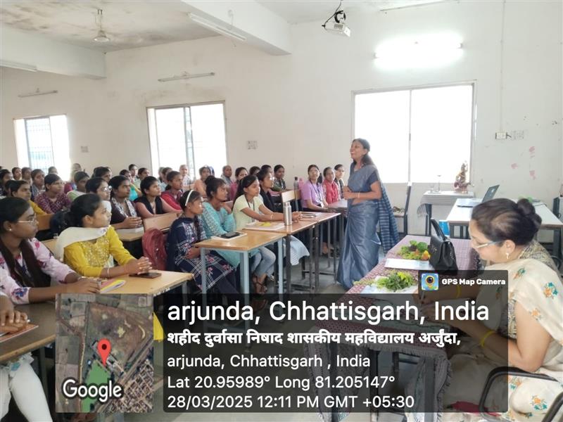 Training and Guest lecture -Shahid Durwasa Nishad Government College Arjunda District Balod, C.G.