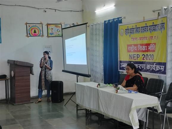 Orientation Programme  NEP 1st  Semester-Shahid Durwasa Nishad Government College Arjunda District Balod, C.G.