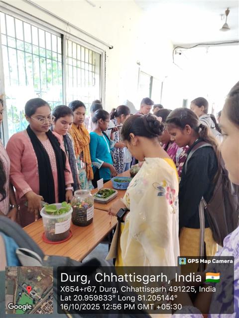 Ecosystem Exhibition organised by Departmnet of Zoology-Shahid Durwasa Nishad Government College Arjunda District Balod, C.G.